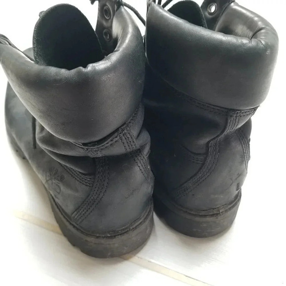 Timberland Men's Black Leather Ankle Boots Primaloft 10 - Picture 8 of 12